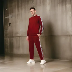 DBURKE sweatshirts with lower for men women stylish flecee - Image 7