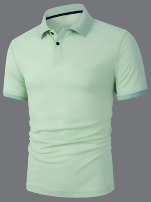 BARKEYO Men Polo T-shirt(Pista) - Image 4