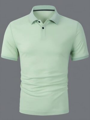 BARKEYO Men Polo T-shirt(Pista) - Image 5
