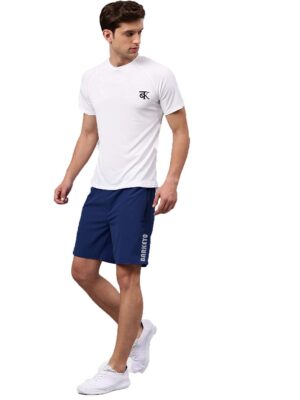BARKEYO Men Shorts For Sports And Casual Wear Polyester (Navy) - Image 5