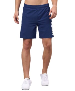 BARKEYO Men Shorts For Sports And Casual Wear Polyester (Navy) - Image 2
