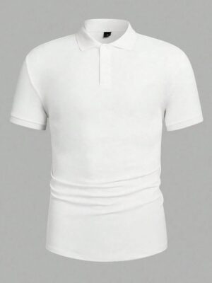 Barkeyo Men  Polo T-Shirt(White) - Image 2
