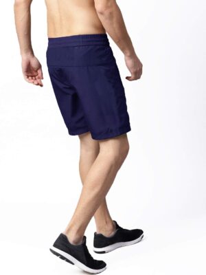 BARKEYO Niklo Men Shorts For Sports And Casual Wear Polyester (Navy) - Image 2