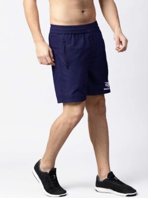 BARKEYO Niklo Men Shorts For Sports And Casual Wear Polyester (Navy)