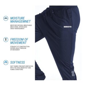 BARKEYO Men Track Pant For Sports And Casual Wear Polyester - Image 17