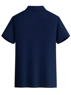 BARKEYO Men Polo T-shirt(Navy) - Image 2