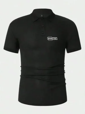 MRSR Sports Polo Men T-shirt(Black) - Image 3