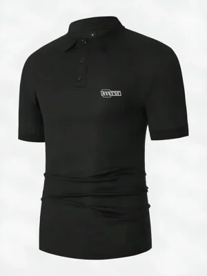 MRSR Sports Polo Men T-shirt(Black) - Image 4