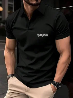 MRSR Sports Polo Men T-shirt(Black) - Image 6