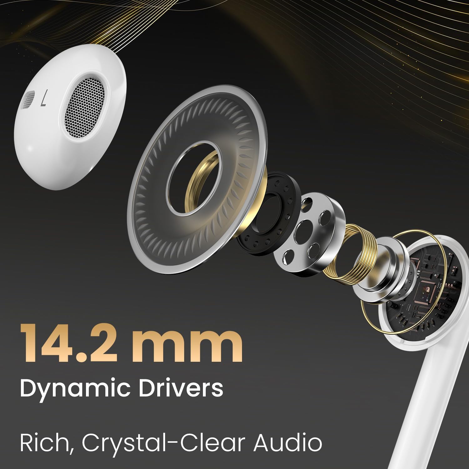 Wired Earphones with Mic and Lightning Connector for iPhone Earpods with Lightning Connector